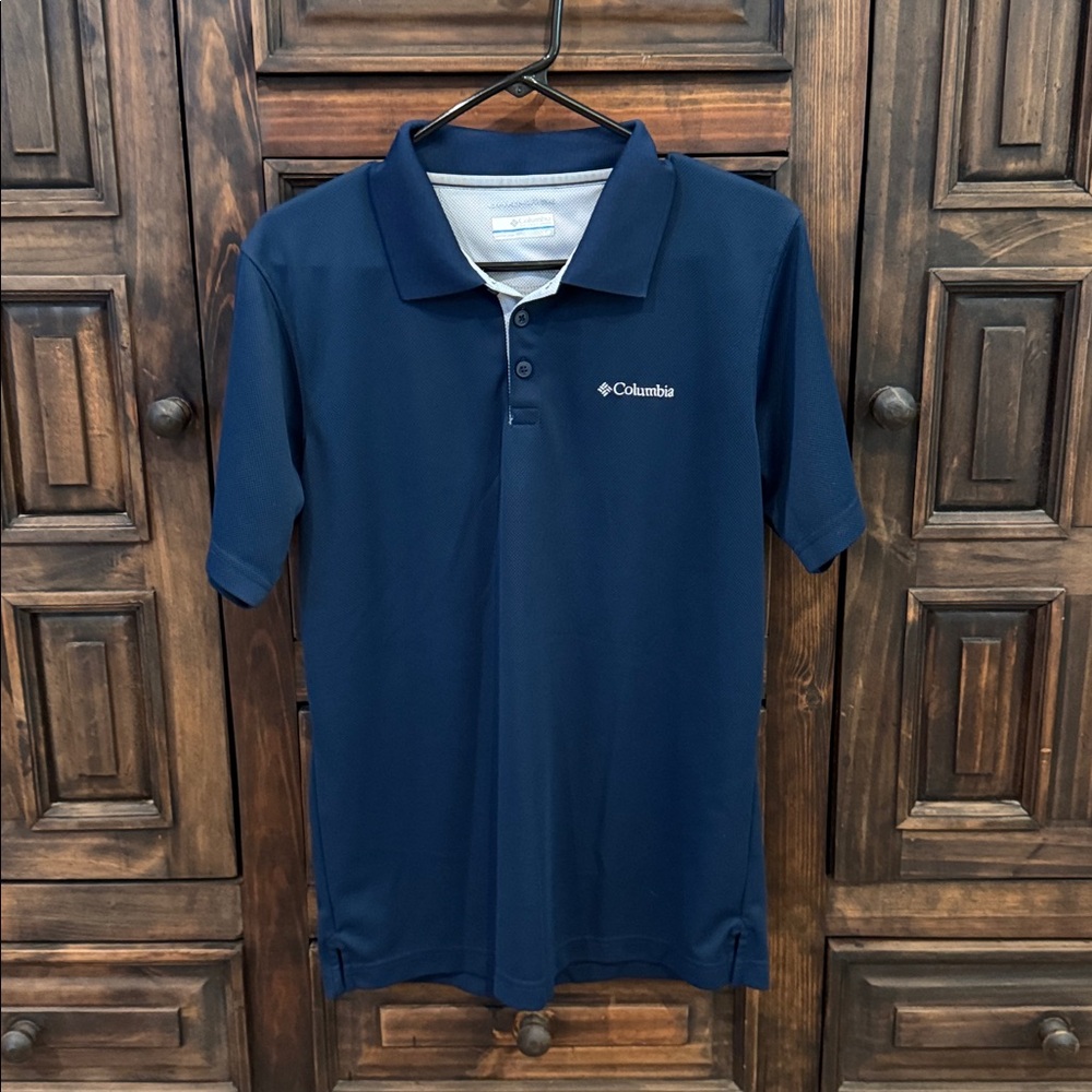Columbia Navy Blue Polo Shirt